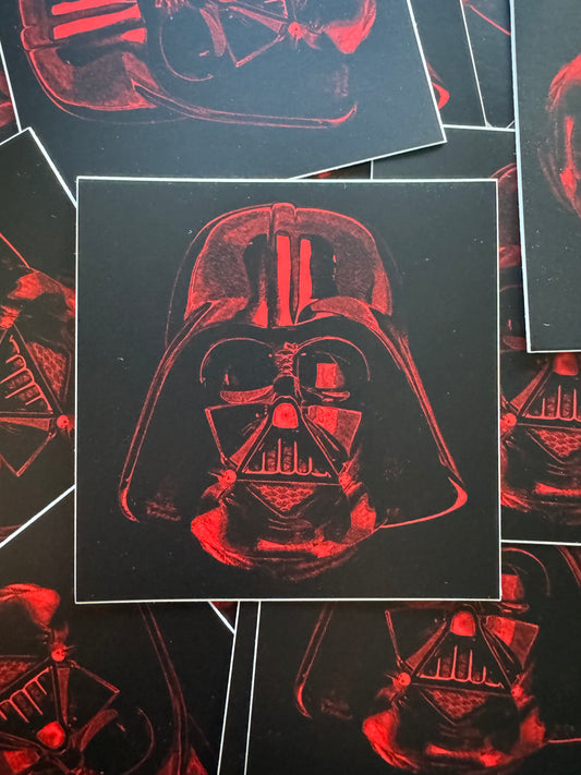 Vader Stickers - 3" x 3" Vinyl Stickers