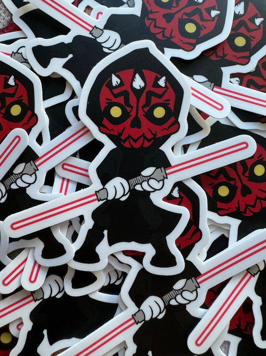 Maul x Mouse Trap Stickers - 3" x 3" Vinyl Stickers